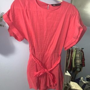 ZARA Pink Romper